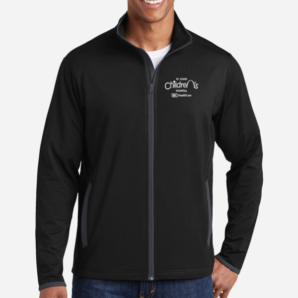 Sport-Tek® Sport-Wick® Stretch Contrast Full-Zip Jacket (Embroidery) Thumbnail