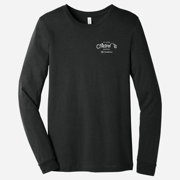BELLA+CANVAS® Unisex Heather CVC Long Sleeve Tee (Direct To Film Transfer Print) Thumbnail