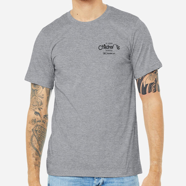BELLA+CANVAS ® Unisex Heather CVC Short Sleeve Tee (Direct To Film Transfer Print) Thumbnail