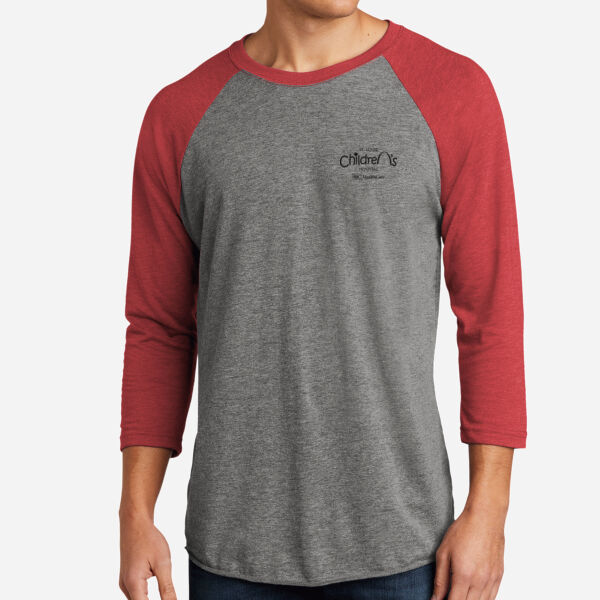 Next Level Apparel® Unisex Tri-Blend 3/4-Sleeve Raglan Tee (Direct To Film Transfer Print) Thumbnail